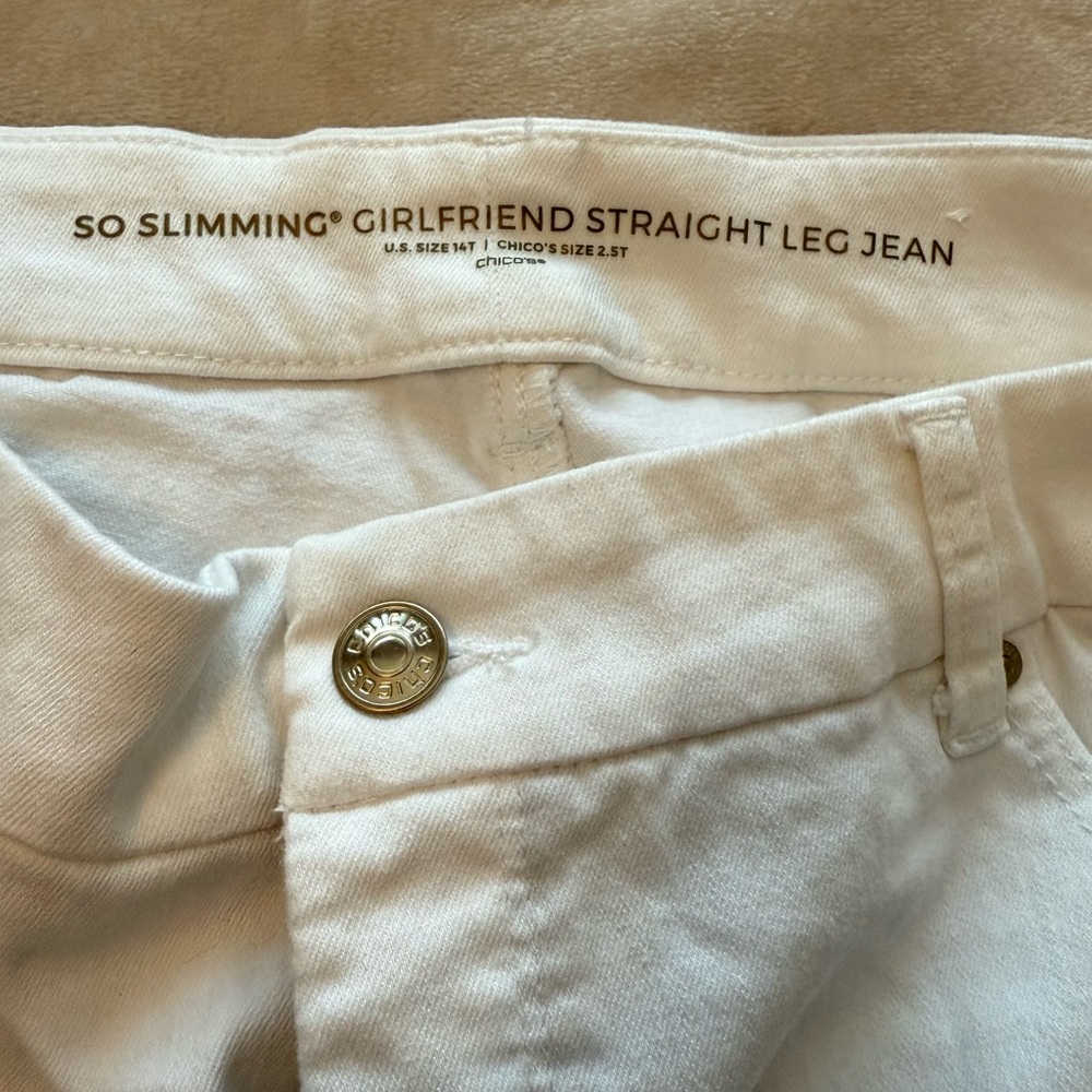 So Slimming Girlfriend Jeans, Size 14 Tall (Chico’s size 2.5), NWOT - Picture 4 of 5